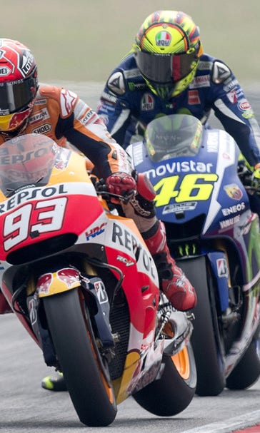 MotoGP: Honda claims Rossi kicked Marquez's brake lever